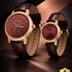 Titan Bandhan Eternal Pair Titan Bandhan Eternal Pair With Date Maroon Dial Maroon Leather Strap Analog Watch  – For Couple