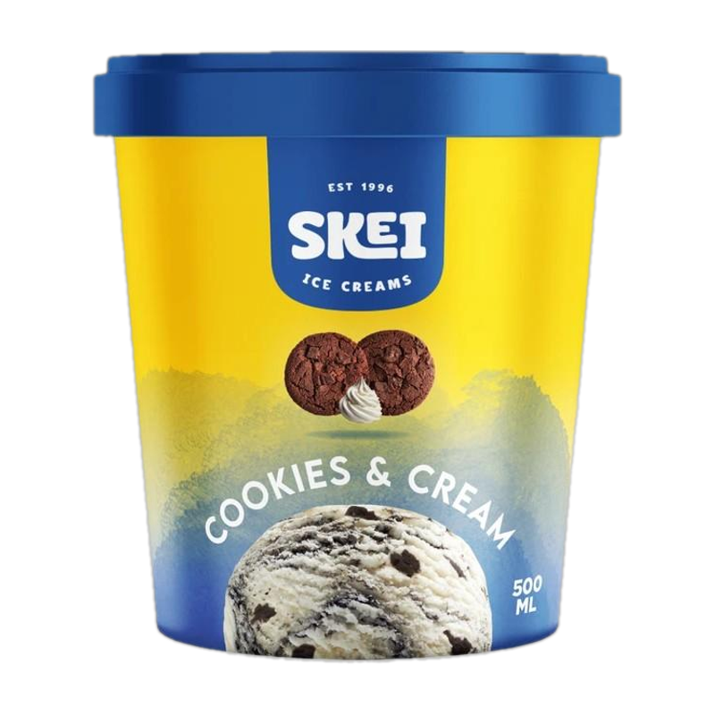 Skei Cookies & Cream Tub(500 Ml)
