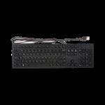 Dell Kb216 Multimedia Keyboard With Usb Interface, Plunger Keys Technology & Chiclet Wired Usb Standard Desktop Keyboard Compatible With Desktop, Laptop Key Style, Hot Key-Volume, Mute, Play/Pause, Backward, Forward, Warranty 1 Year(Black)