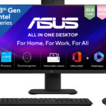 Asus Aio V400 Series, All In One Desktop, 6 Cores, 13Th Gen Intel Core I3 (8 Gb Ddr5/512 Gb Ssd/Windows 11 Home/23.8 Inch Screen/V440Vab-Kbpc004Ws) With Ms Office(Black, 21 Cm X 54.1 Cm X 41.6 Cm, 6.9 Kg)