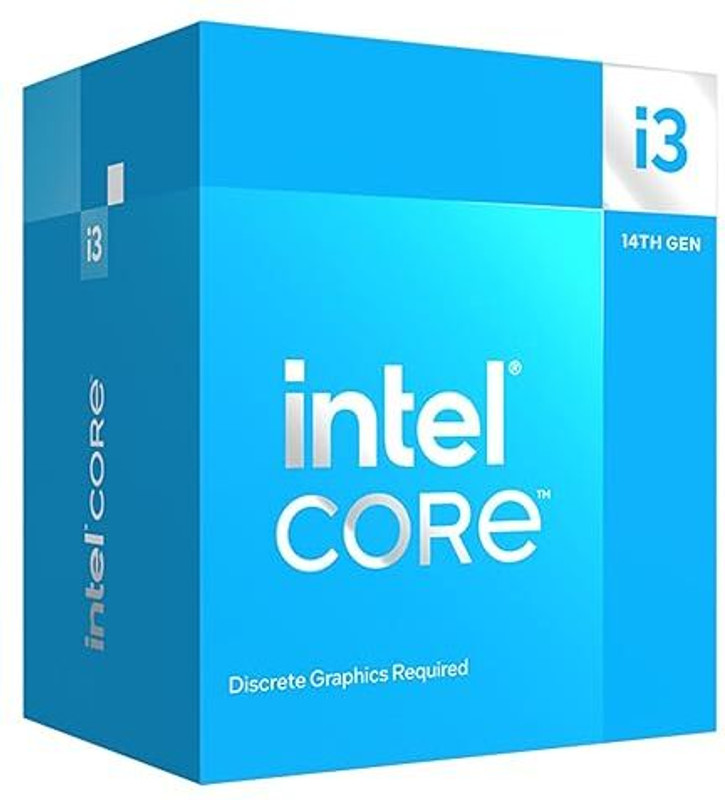 Intel I3-14100F 4.7 Ghz Upto 4.7 Ghz Lga1700 Socket 4 Cores 8 Threads 12 Mb Smart Cache Desktop Processor(Grey)