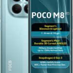 Poco M8 (Glacial Blue, 128 Gb)(6 Gb Ram)