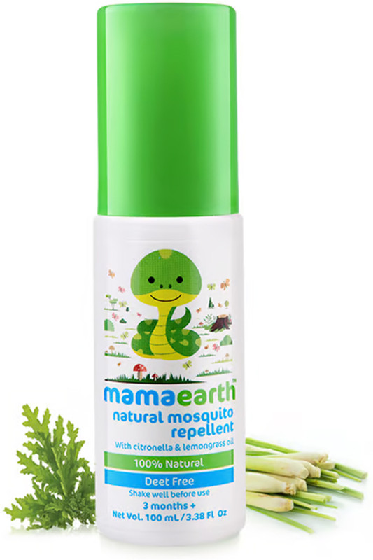 Mamaearth Natural Mosquito Repellent For Babies(3 Months+)(100 Ml)