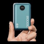 Goboult Ampvault V20 20000 Mah 22.5 W Compact Pocket Size Power Bank(Teal, Lithium Polymer, Fast Charging For Earbuds, Mobile, Smartwatch, Speaker, Tablet, Trimmer)