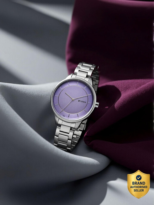 Titan Purple Razzle Dazzle Analog Watch  – For Women