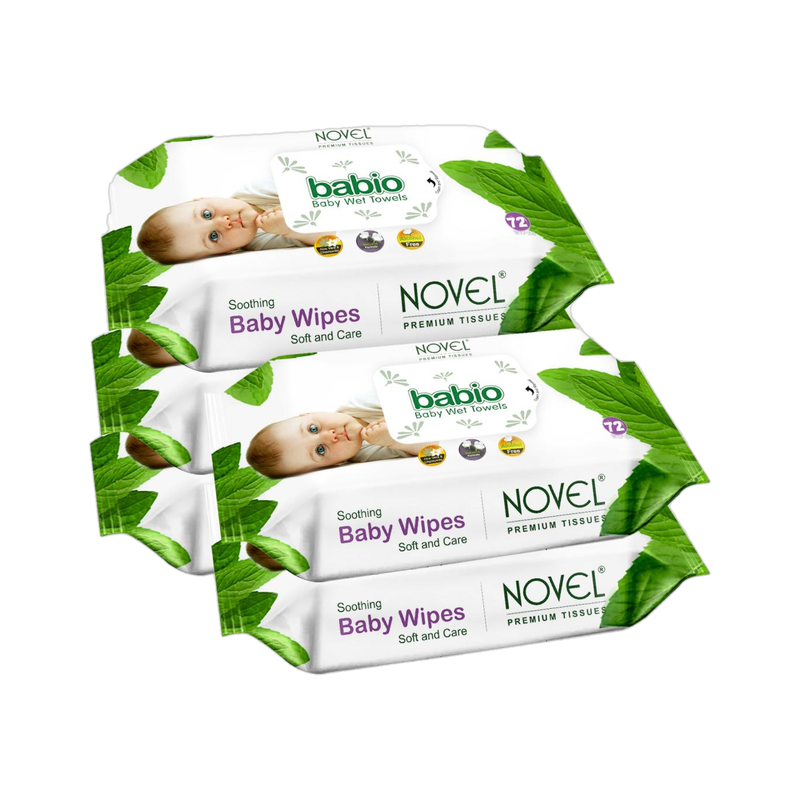 Novel Baby Wipes 72 Sheets/Pack(360 Wipes)