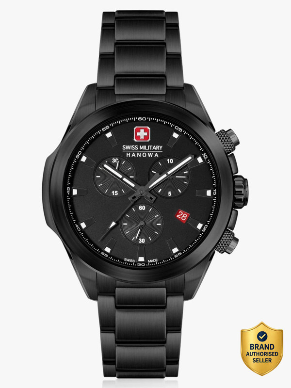 Swiss Military Hanowa Chiroptera Night Vision Analog Watch – For Men