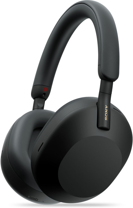 Sony Wh-1000Xm5 Designed With Adaptive Anc And 30 Hours Of Battery Life Bluetooth & Wired(Black, On The Ear)