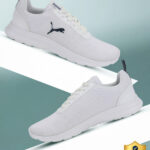 Puma Bridge Comfort Sneakers For Men(White , 11)