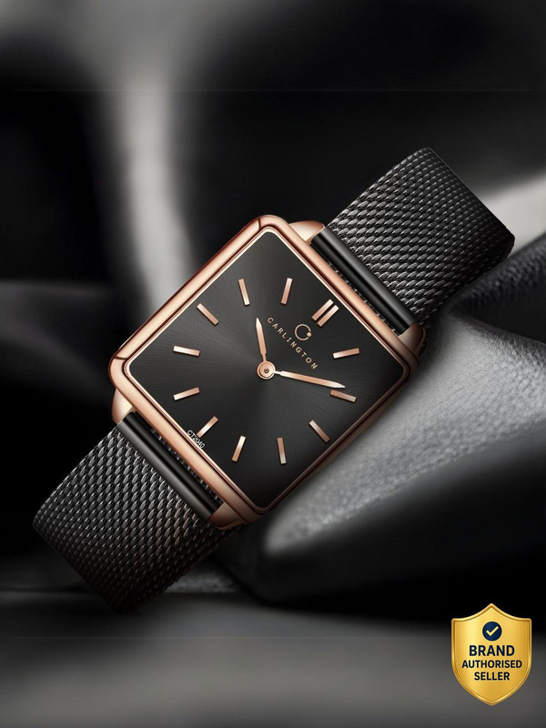 Carlington Ct 2040 Black Carlington Iconic Series Premium Ladies Wrist Watches Analog Watch – For Women