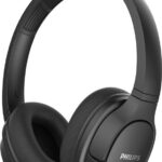 Philips Bluetooth Wireless Foldable Headphone With Mic, 20H Playtime, 40Mm Drivers, Ipx4 Bluetooth(Black, On The Ear)
