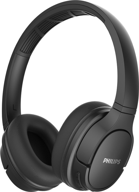 Philips Bluetooth Wireless Foldable Headphone With Mic, 20H Playtime, 40Mm Drivers, Ipx4 Bluetooth(Black, On The Ear)