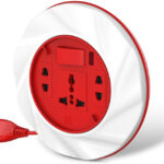 Goldmedal Twister 16A 3  Socket Extension Boards(White, Red, 3.5 M)
