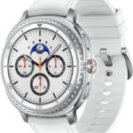 Samsung Galaxy Watch8 Classic (46Mm Bluetooth)(White Strap, Large)