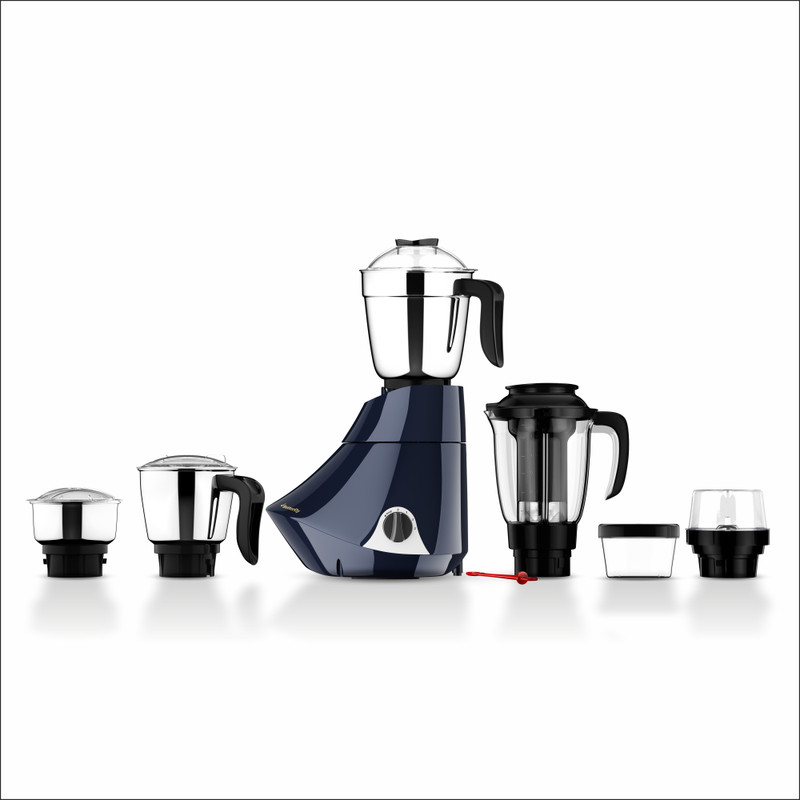 Butterfly Plus 750 W Juicer Mixer Grinder(Rapid Plus 5J | 5 Jars | Ink Blue)