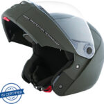 Studds Ninja Elite Super Full Face – Military Green -L Motorbike Helmet(Matt Green)