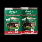 Streax Insta Shampoo Hair Colour For Women And Men, Dark Brown – Pack Of 5 Combo Pack(1 Items In The Set)