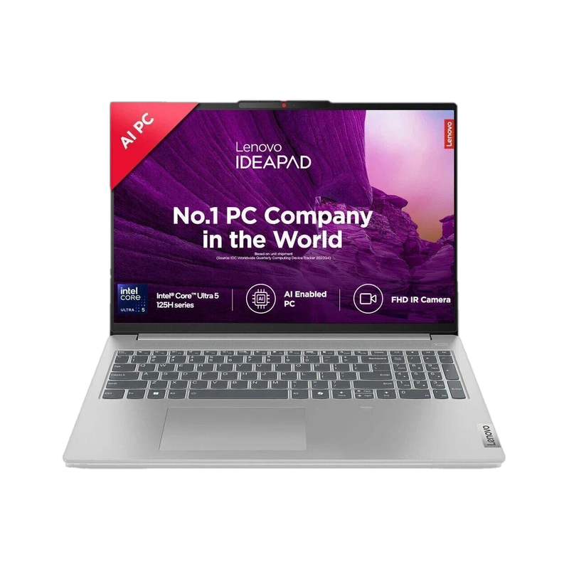 Lenovo Ideapad Slim 5 Wuxga Ips Intel Core Ultra 5 125H – (16 Gb/1 Tb Ssd/Windows 11 Home) 16Imh9 Thin And Light Laptop(16 Inch, Cloud Grey, 1.89 Kg, With Ms Office)