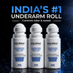 Aqueria Multi Active Underarm Roll On | 5.5% Aha Bha, Niacinamide – Aqua Fragrance Deodorant Roll-On – For Men & Women(150 Ml, Pack Of 3)