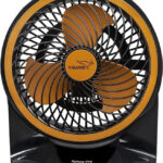V-Guard Spinny Pro | High Speed With 2 Year Warranty 180 Mm Table Fan(Orange Black | Pack Of 1)