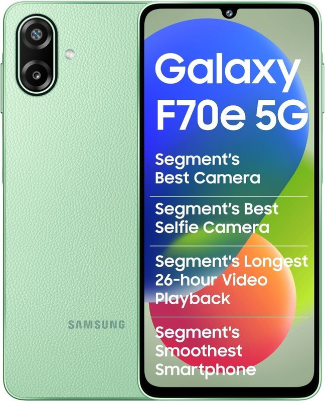 Samsung Galaxy F70E 5G (Limelight Green, 128 Gb)(4 Gb Ram)
