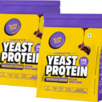 Yogabar Fermented Yeast Protein Powder|26G Protein|Complete Protein Supplement|Pdcass 1 Yeast Protein(1000 G, Chocolate)