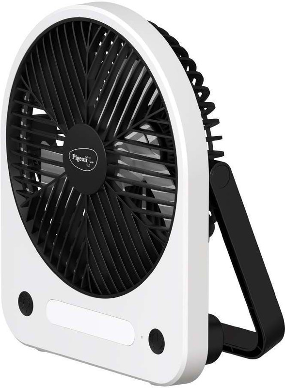 Pigeon Wave With 1 Year Warranty 152 Mm Table Fan(Black, White | Pack Of 1)