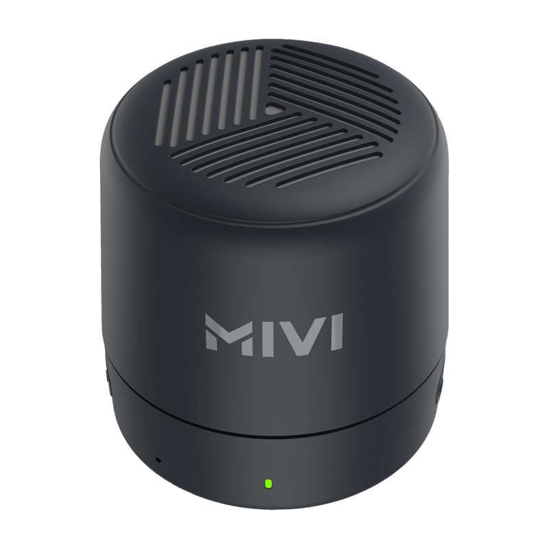 Mivi Play 12Hrs Playback, Bass Boosted,Tws Feature, Ipx4 5 W Portable Bluetooth Speaker(Black, Mono Channel)
