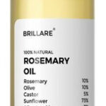 Brillare 10% Rosemary Hair Oil For Hair Growth | Reduces Hair Fall & Strengthens Hair Hair Oil(100 Ml)