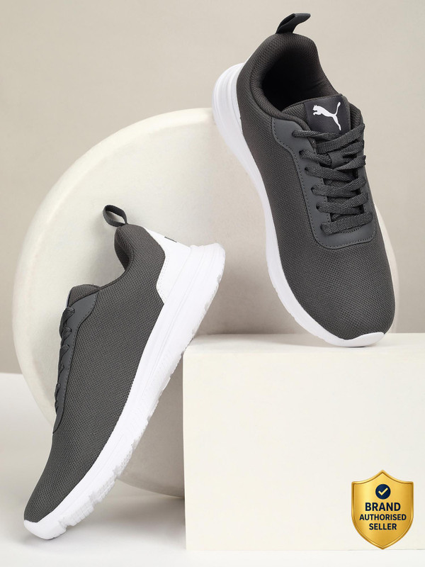 Puma Plush Comfort Running Shoes For Men(Grey , 8)