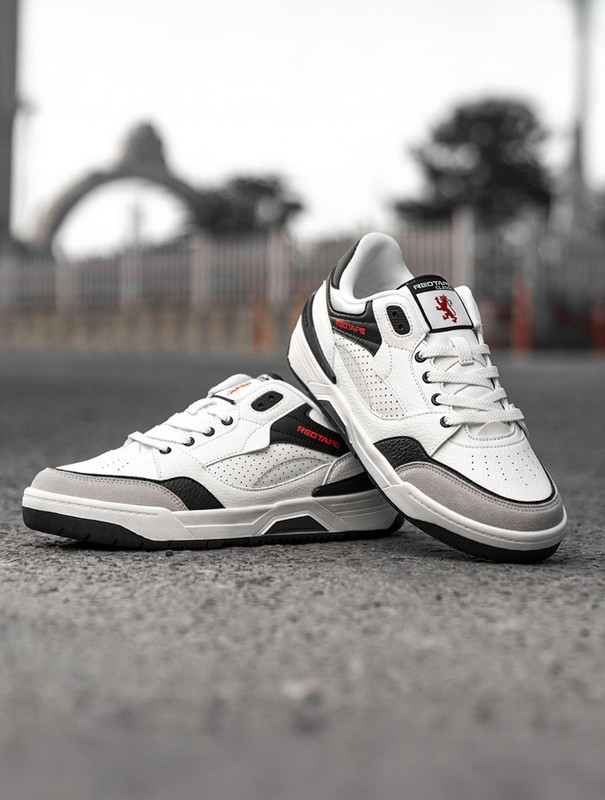 Red Tape Black And White Shoes For Men | Lifestyle Casual Sneakers For Men | Sports Shoes Sneakers For Men(White, Black , 9)