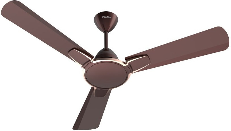 Voltas Rimflo With 2 Year Warranty Remote Controlled 1200 Mm Ceiling Fan(5 Star | Rose Brown | Pack Of 1)