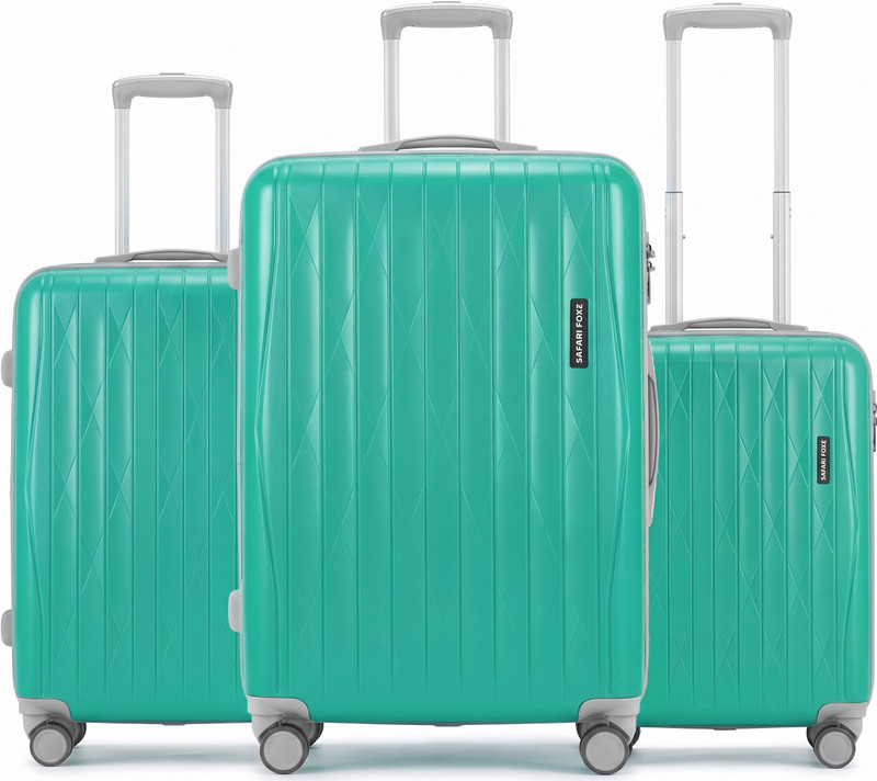 Safari Foxe Diamond Finsh Style Suitcase Check-In Suitcase 4 Wheels – 25 Inch
