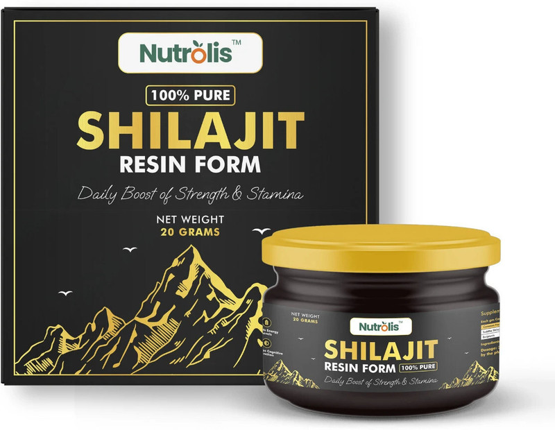 Nutrolis Himalayan Shilajit Resin | High Fulvic Acid | Boost Performance, Power & Stamina(20 G)