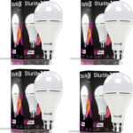Sturlite Klik (3 In 1) 15W Led Inverter Bulb (Pack Of 4) 14 Hrs Bulb Emergency Light(White)