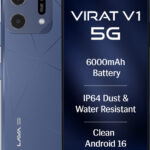 Lava Virat V1 5G (Arya Blue, 64 Gb)(4 Gb Ram)