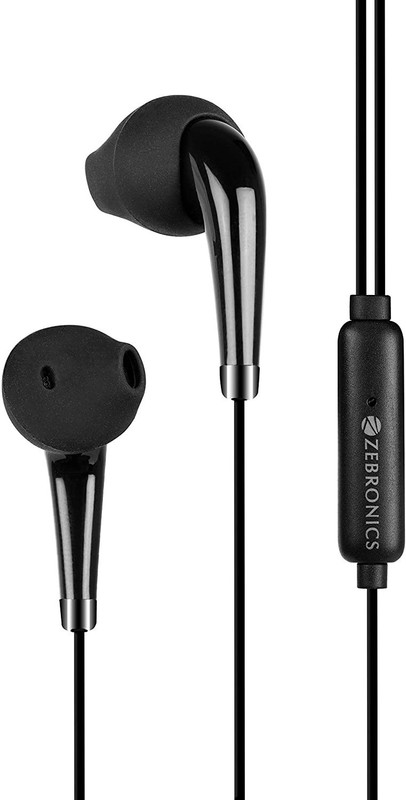 Zebronics Wired Headset Wired(Black, In The Ear)