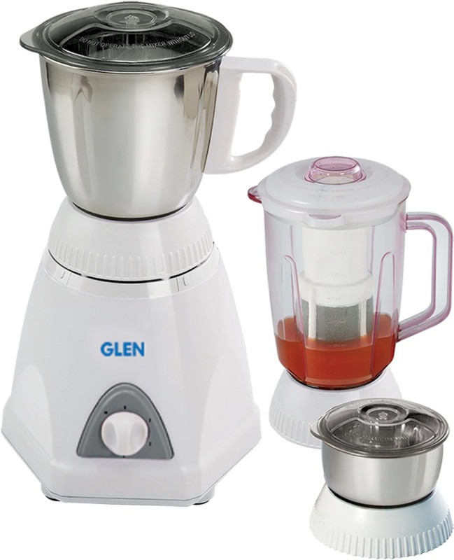 Glen Gl 4026 750 W Mixer Grinder(Sa4026X750 | 3 Jars | White)