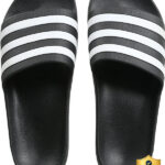 Adidas Men Adilette Aqua Slides(Black , 10)