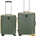 Aristocrat Falcon Pro 2 (Small 55Cm Medium 65Cm) Suitcase Cabin & Check-In Set 8 Wheels – 26 Inch
