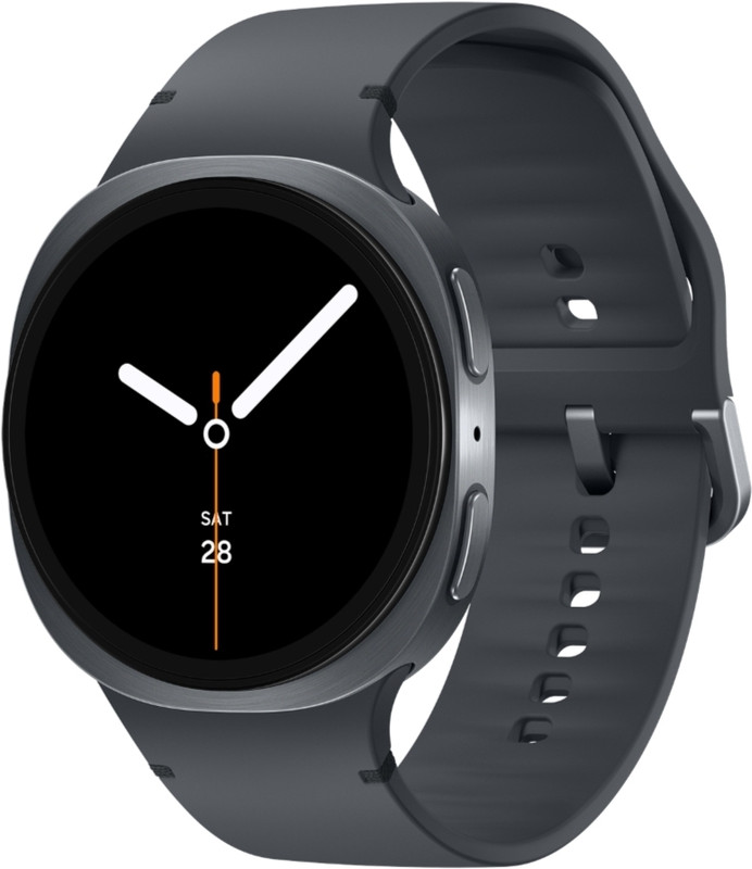 Samsung Galaxy Watch8 (44Mm, Bluetooth)(Dark Gray Strap, Large)