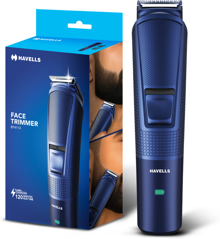 Havells Beard Trimmer Trimmer 120 Min  Runtime 1 Length Settings(Blue)