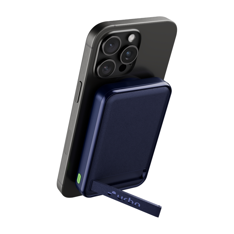 Urbn 10000 Mah 22.5 W Wired & Wireless With Magsafe Compact Pocket Size Power Bank(Blue, Lithium, Fast Charging For Mobile, Earbuds)