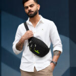 Wrogn Waterproof Fanny Pack Belt For Travelling Waist Bag(Black)