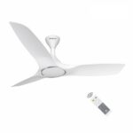 Havells Stealth Air BLDC 1200mm Ceiling Fan| Upto 55% Energy Saving| Silent & Premium| 5 stars Rating| 100% Copper Motor| RF Remote, Memory Backup, Timer| (Pearl White, Pack Of 1)