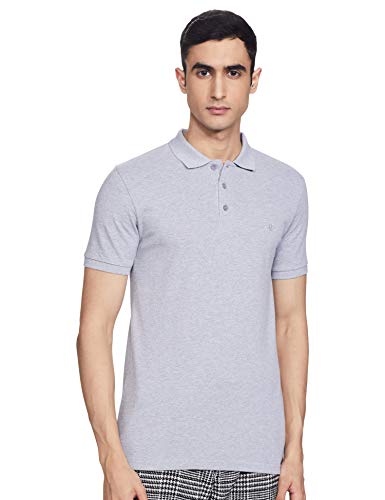 United Colors of Benetton Men’s Slim T-Shirt (3081J7107I903_Grey S)