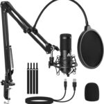 Audio Array Mic Kit For Gaming,Singing & Podcasting | USB Condenser Microphone