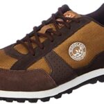 Woodland Men’s Camel/Dbrown Leather Sneaker-7 UK (41 EU) (OGJ 4328022)