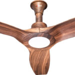 ACTIVA Silentair Wooden | BLDC Motor | Remote Control | LED Light with 5 Year Warranty BLDC Motor with Remote 1200 mm Ceiling Fan(5 Star | Wooden Finish | Pack of 1)