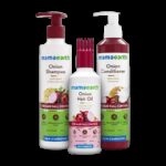 Mamaearth “Anti Fall Spa Range with Onion Hair Oil + Shampoo + Conditioner for Control”(3 Items in the set)